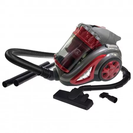 Herzberg HG-8047RED: Aspirateur Sans Sac Multi-Cyclone