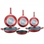 8 Piece Marble Coated Frying Pan Set