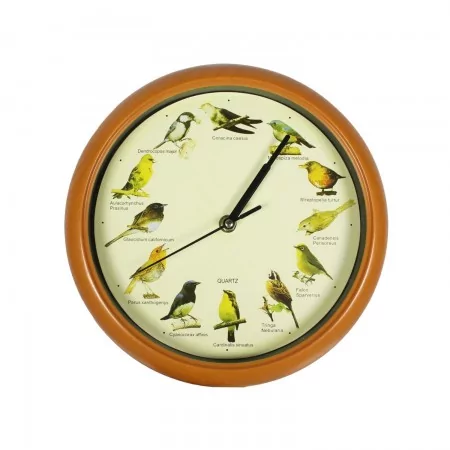 Genius Ideas GI-127160: Horloge murale Birdsong Design