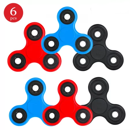 Cenocco CC-9038_6PCS: Lot de 6 Jouets Fidget Spinner Sensoriels