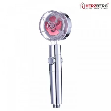 Herzberg HG-8087: Pomme De Douche Herzberg Turbo Chargeur