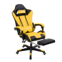 Herzberg 8081: Chaise de jeu et de bureau avec repose-pieds escamotable