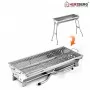 Herzberg HG-8112 : Grille de barbecue avec sac de transport