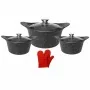 6 Pièces Asia Cooking Pot Avec Paire de Gants