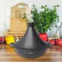 Cheffinger CF-TAJ28: 28 cm De Tajine Recouvert De Marbre En Fonte D'aluminium