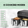 Just Perfecto JL-10 : Friteuse 8in1 XXL 1700W - 8L